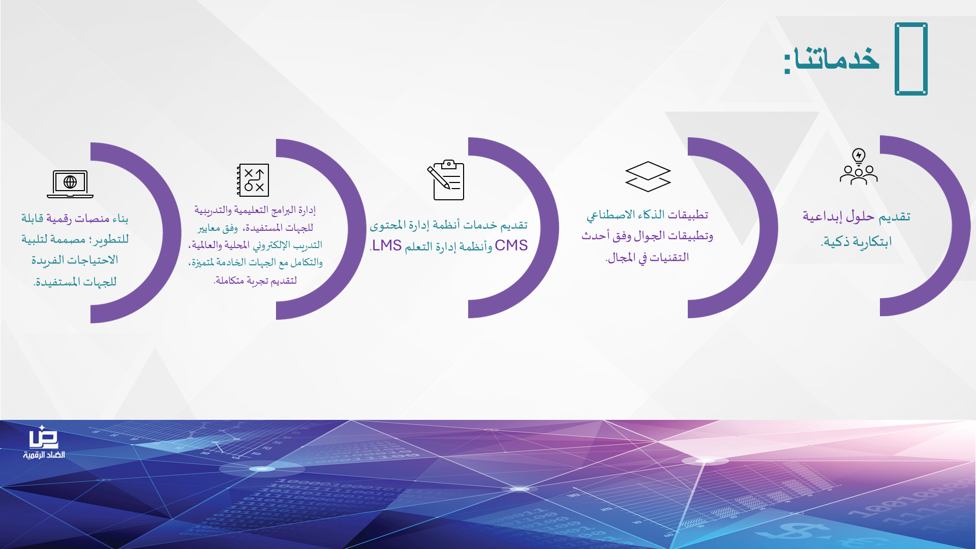 خبراء الضاد الرقمية لتقنية المعلومات