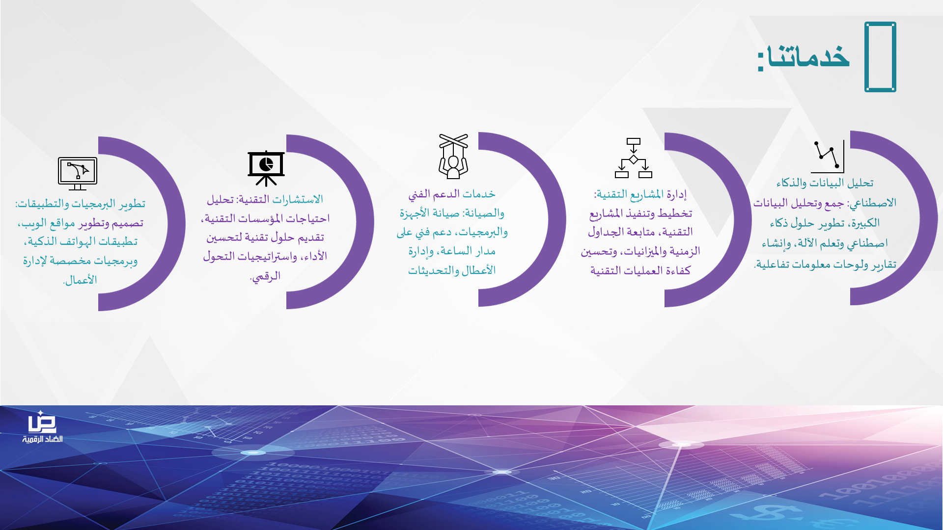 خبراء الضاد الرقمية لتقنية المعلومات